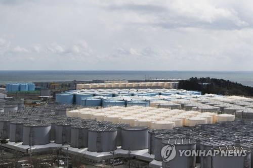 일본 후쿠시마 원전 오염수 저장탱크