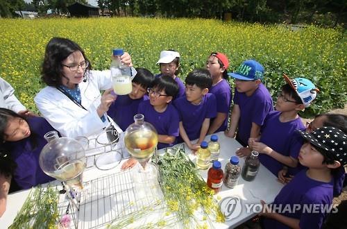 유채꽃으로 만든 바이오디젤