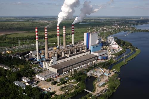 한국형 원전 APR1400 건설이 추진되는 퐁트누프 석탄화력발전소 부지 