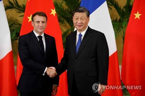 시진핑 中 국가주석, 마크롱 프랑스 대통령과 회담