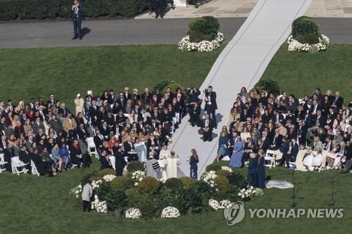 바이든 미국 대통령의 손녀 나오미의 백악관 결혼식