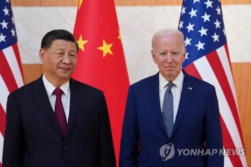 지난달 첫 대면 회담한 조 바이든 미국 대통령(우)과 시진핑 중국 국가주석