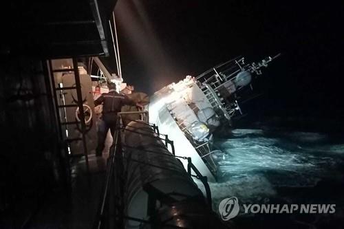 태국군 소형 함정 자국 해역서 침몰…승선원 33명 실종