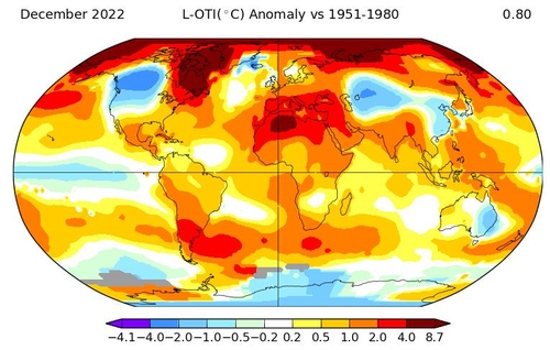 "지난해 역대 다섯번째로 더웠다" NASA도 온난화 흐름 확인
