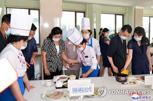 지난 2021년 중복을 맞아 평양면옥에서 열린 북한 단고기 요리경연