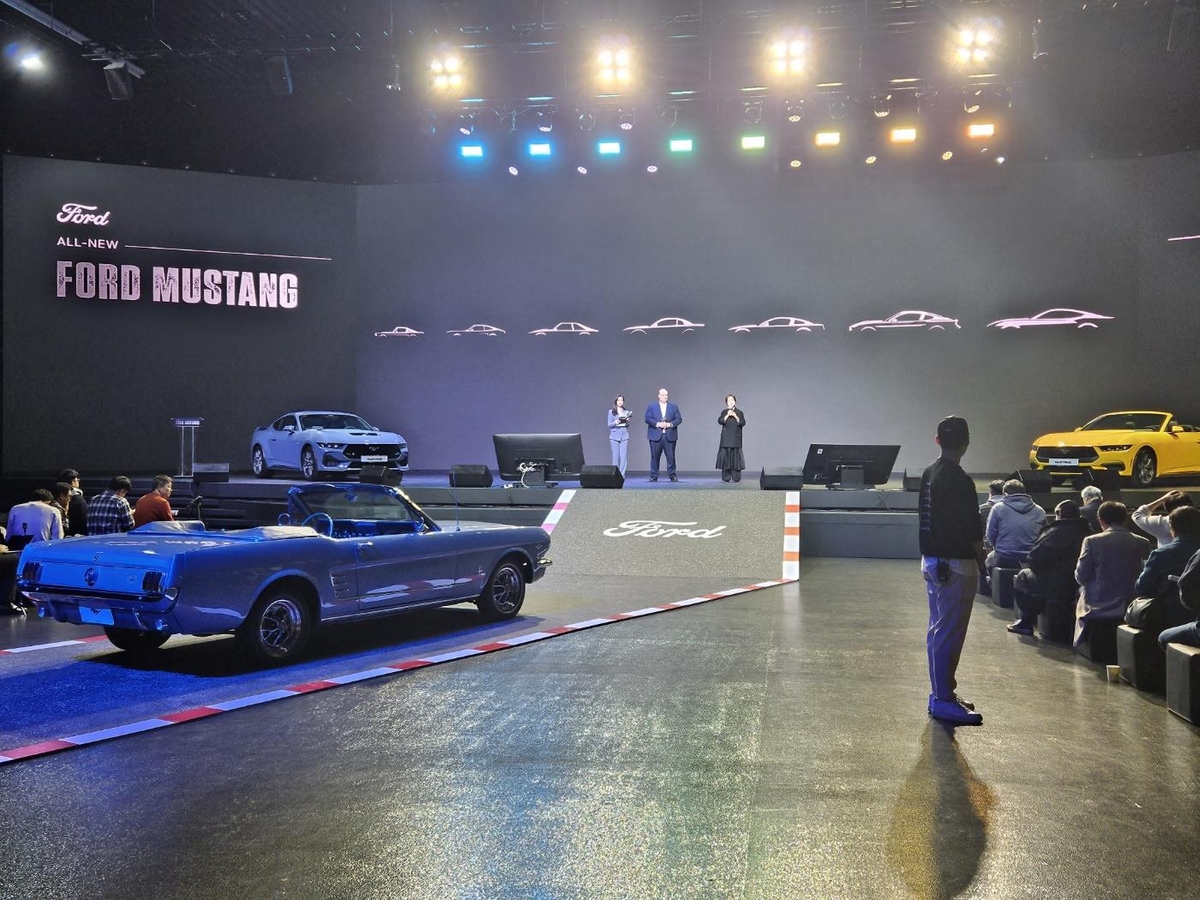 포드 머스탱 국내 출시 행사 