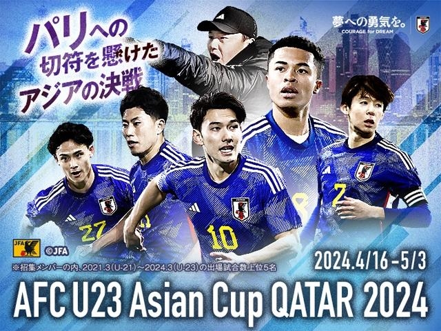 일본 U-23 축구대표팀 명단 발표
