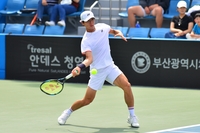 홍성찬, 일본 우치야마에 져 부산오픈 챌린저 테니스 준우승
