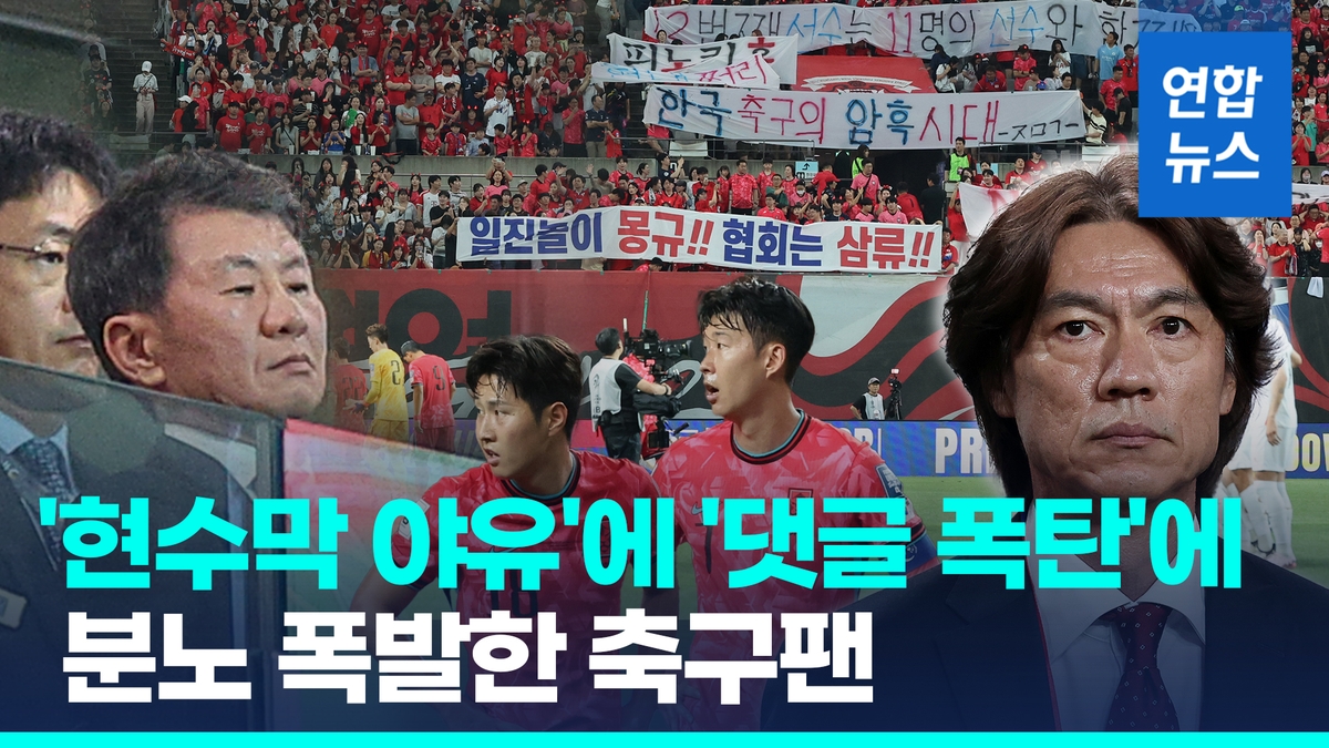 [영상] 분노 폭발한 축구팬…국회 불려가는 홍명보·정몽규 - 2