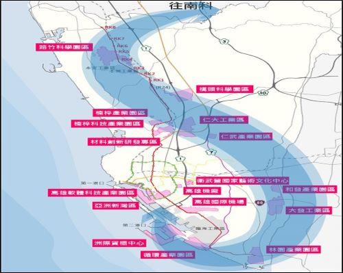가오슝시 정부의 역점 추진사업 'S 회랑'