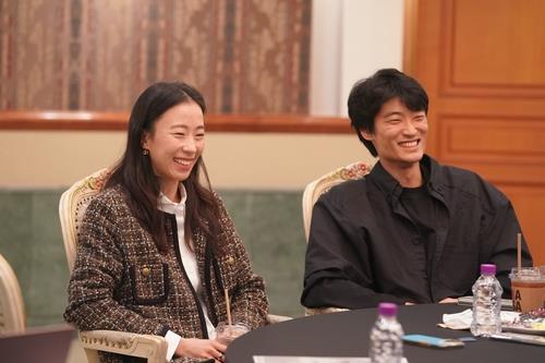 Park Se-eun (left) and Kim Ki-min, lead actors of the National Ballet's 'La Bayadère'