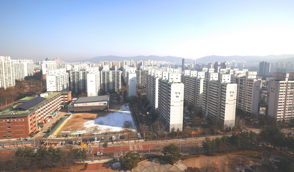 수지 한성아파트 전경