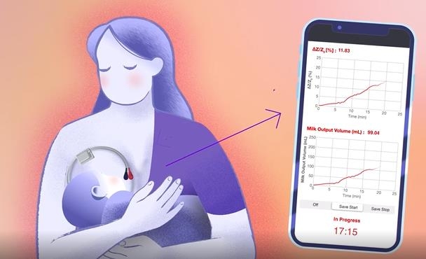 "우리 아기 얼마나 먹나"…모유 수유량 실시간 측정 센서 나왔다