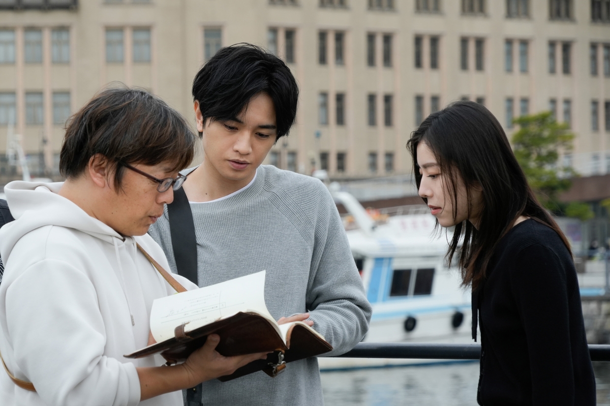 영화 '나를 모르는 그녀의 세계에서' 촬영 현장