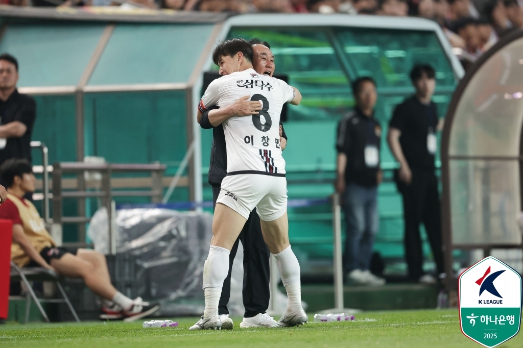 '첫 2연승+최다득점' 제주 김학범 원정 속에 선수들 투혼 발휘
