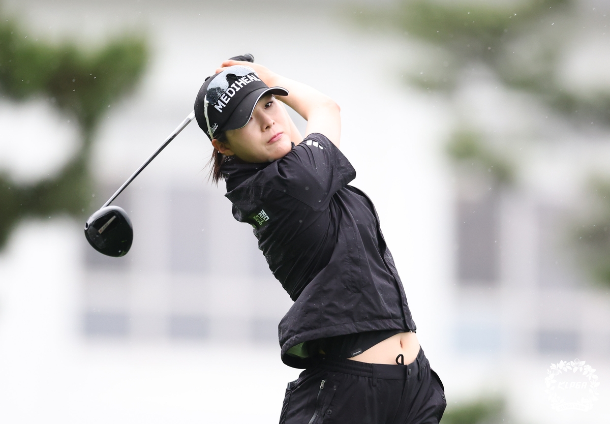 패션모델 같았던 김나영, 체중 불리고 KLPGA 첫 우승 기회