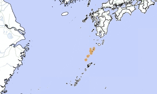 日 도카라 열도서 규모 5.3 지진…2주간 소규모 지진…