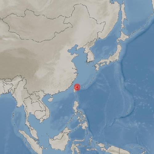 대만 이란현 남쪽서 규모 5.0 지진