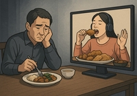  외로운 식탁의 그림자 '먹방'…"우울증 불씨 될 수도"