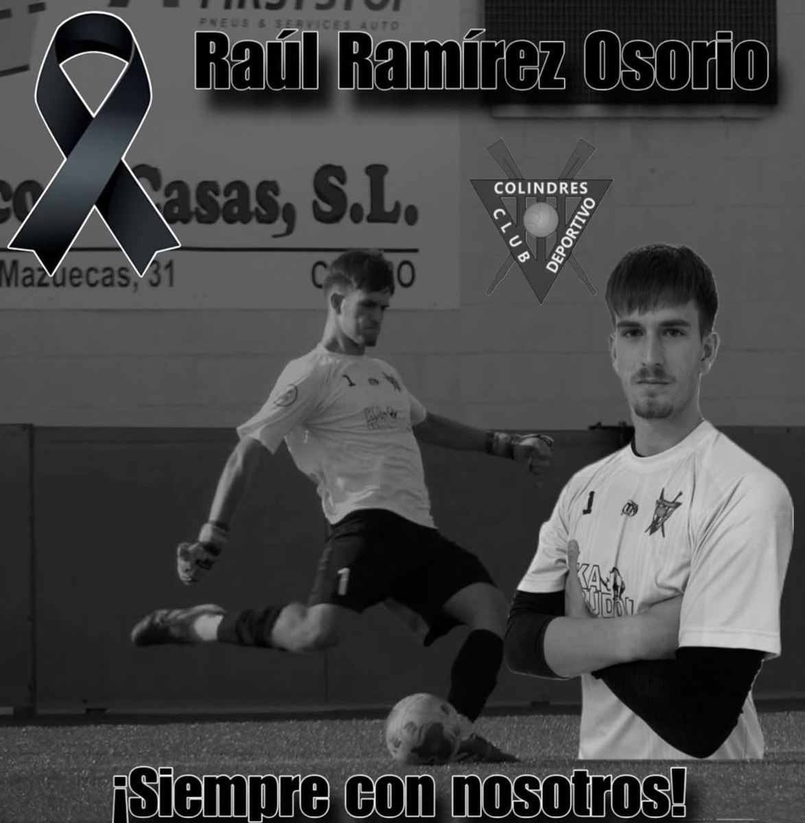 스페인 5부리그 19세 골키퍼, 경기 도중 머리 충돌…끝내 사망