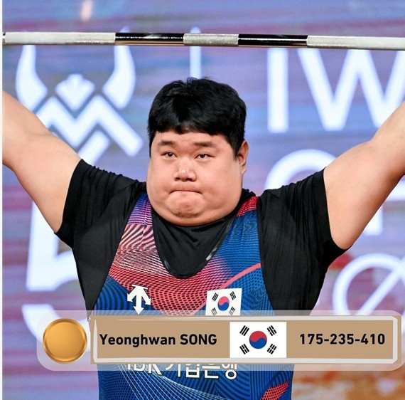 송영환, 세계역도선수권 3위