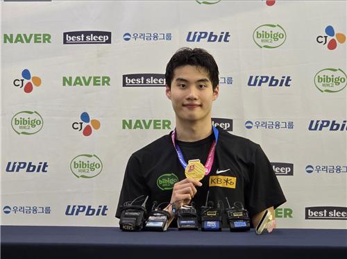 [전국체전] 부활한 '수영 천재' 황선우 "문제점 수정…이대로 하면 될 듯"