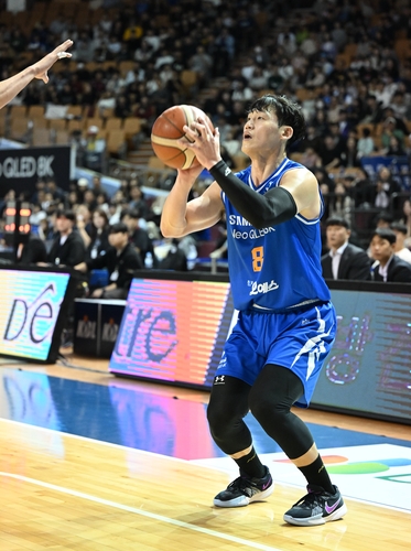 3점 던지는 삼성 최현민