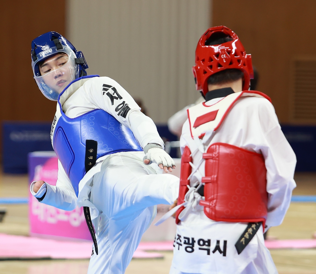 주정훈, 장애인체전 태권도 남자 겨루기 80㎏급 4연패