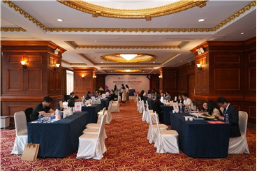 베트남 무역사절단 상담 모습