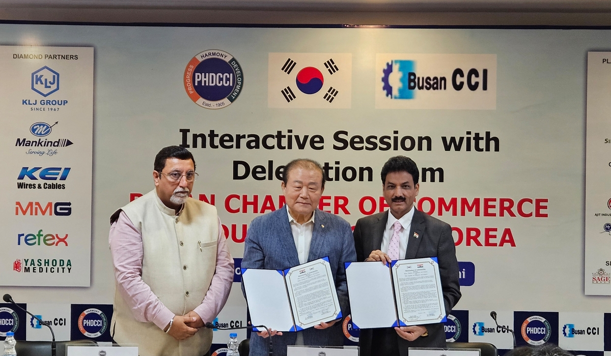 부산상의·인도 뉴델리 상의, 협력 협약