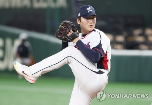 2023 WBC 당시 역투하는 곽빈