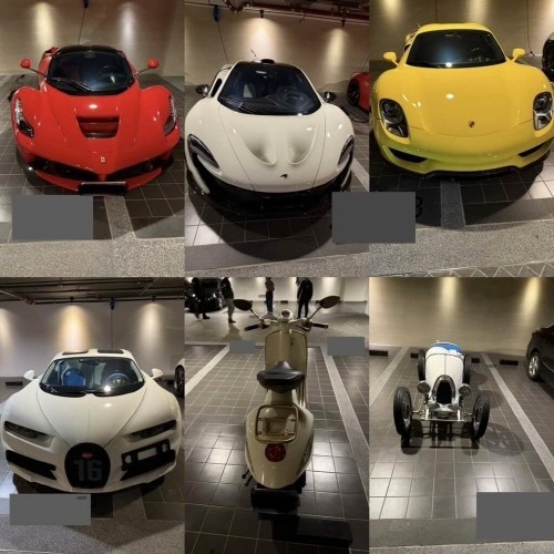 대만 당국이 압수한 물품