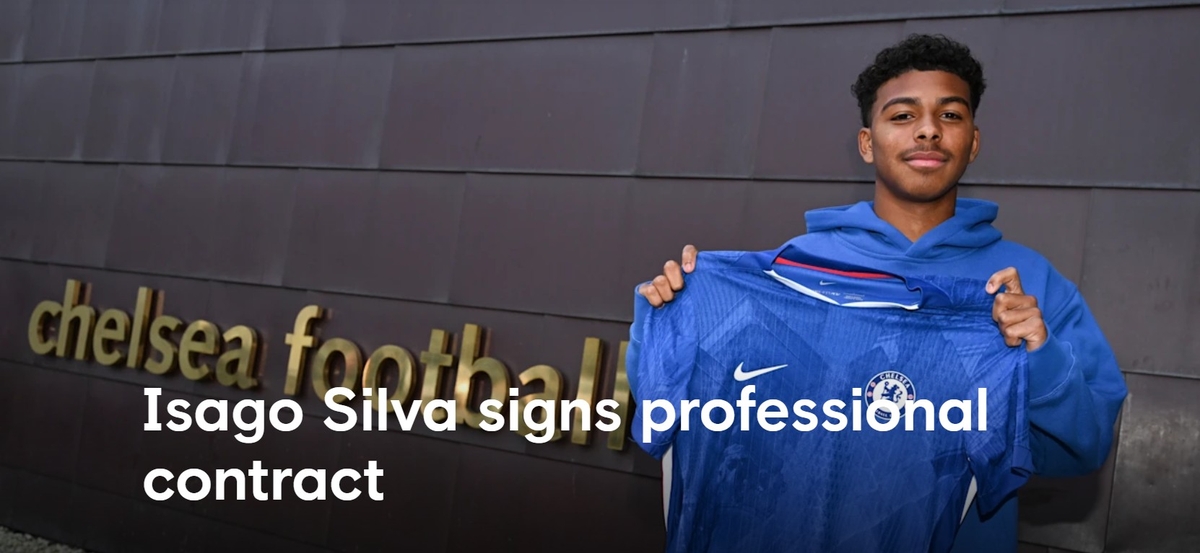 EPL 첼시, 17세 이사구와 첫 프로 계약…'치아구 시우바 아들'