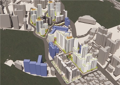 동작구 사당동 202-29번지 일대 모아타운 예시도
