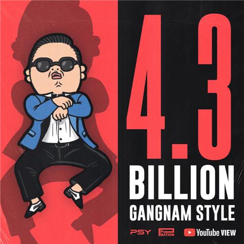 El vídeo musical de 'Gangnam Style' de PSY supera los 4.300 millones de visualizaciones en YouTube