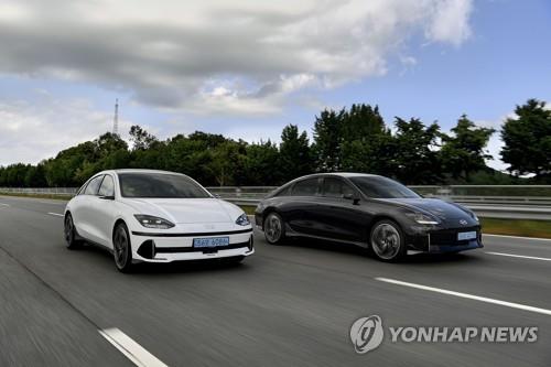 En la imagen, proporcionada por el Grupo Hyundai, se muestra el modelo IONIQ 6 de la compañía. (Prohibida su reventa y archivo)