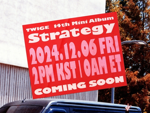 La fotografía, proporcionada, el 21 de octubre de 2024, por JYP Entertainment, muestra una imagen publicitaria del próximo miniálbum de TWICE, titulado "STRATEGY", que será lanzado el 6 de diciembre. (Prohibida su reventa y archivo)