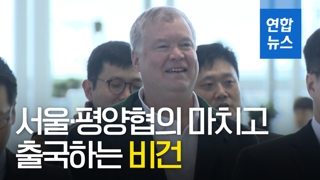 [영상] 비건 대표, 일주일간 서울·평양 협의 마치고 출국