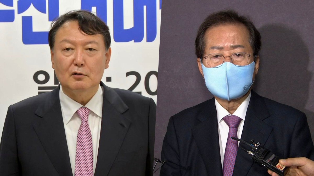 尹 당 없어져야 발언 후폭풍…洪 버르장머리 고쳐야 | 연합뉴스