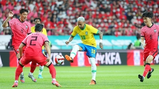 サッカー韓国代表　ブラジルに１―５で完敗（６月３日）