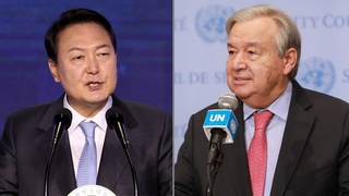 尹大統領　国連事務総長と電話会談（６月１７日）