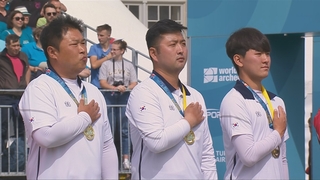 남자 양궁 단체전, 월드컵 3차대회 금메달