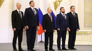 푸틴, 우크라이나 점령지 4곳 합병조약 서명