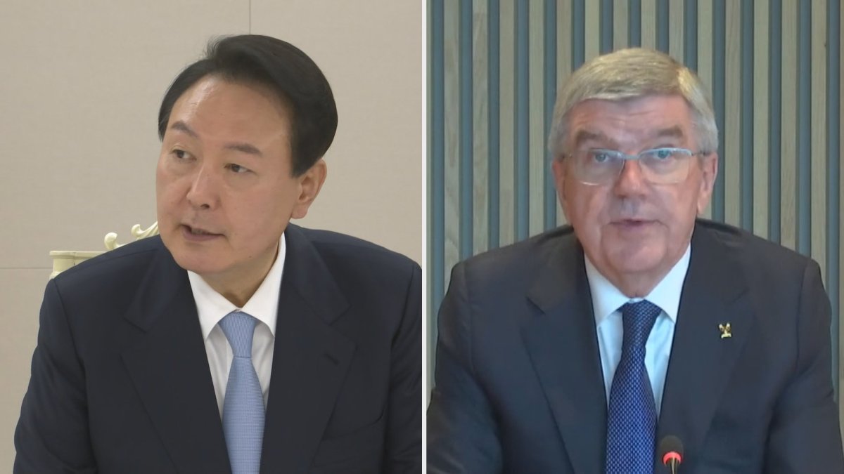 Yoon sostiene diálogos con el presidente del COI