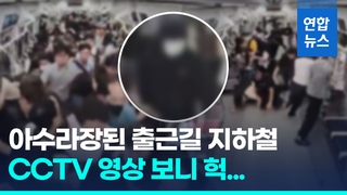  출근길 지하철 안 혼비백산…'흉기난동 오인' 일으킨 30대 입건