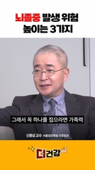 뇌졸중 발생 위험 높이는 3가지