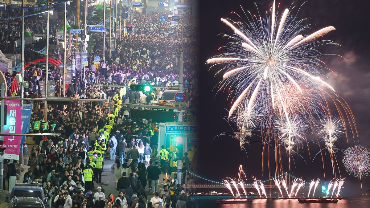 부산 불꽃축제 관련 뉴스 - 부산 불꽃축제 20주년…117만명 최대 인파
