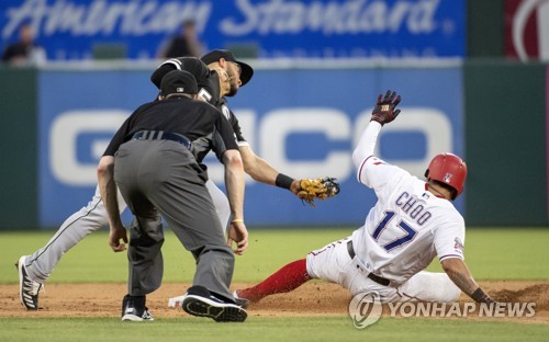 추신수, 시즌 5번째 3안타 경기…타율 0.287