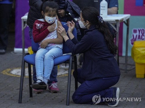 칠레, 6∼11세 어린이 코로나 백신 접종 개시