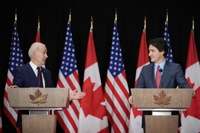 美·캐나다, 북미경제동맹 강화…